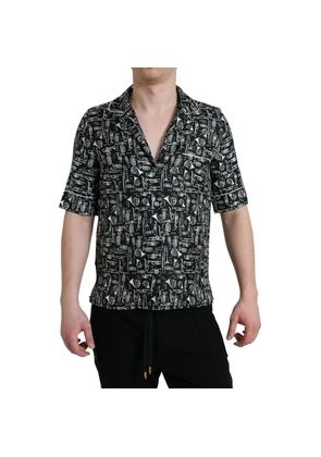 Black Silk T-Shirt - 40