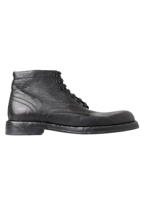 Black Horse Leather Boot - EU44/US11