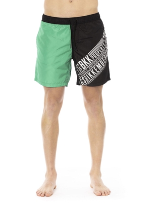 Bikkembergs Green Polyester Swimwear - S