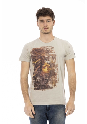Trussardi Action Beige Cotton T-Shirt - S