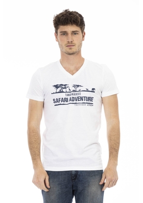 Trussardi Action White Cotton T-Shirt - L