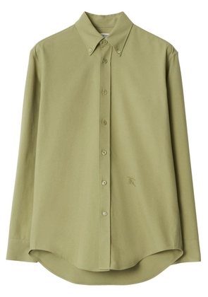 logo-embroidered cotton shirt - XL HUNTER