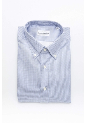 Robert Friedman Light-blue Cotton Shirt - M