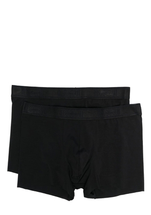 WOLFORD logo-waistband boxers set of 2 - S BLACK