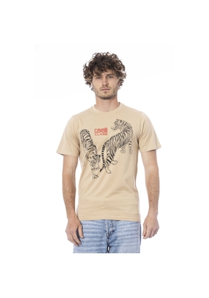 Beige Cotton T-Shirt - XL