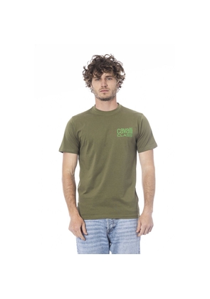 Green Cotton T-Shirt - L
