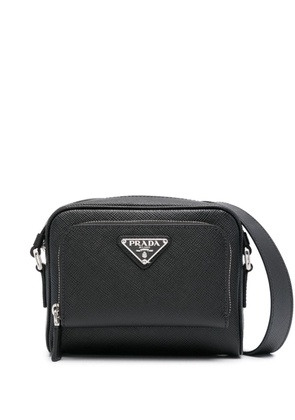 enamel-logo messenger bag - U NERO