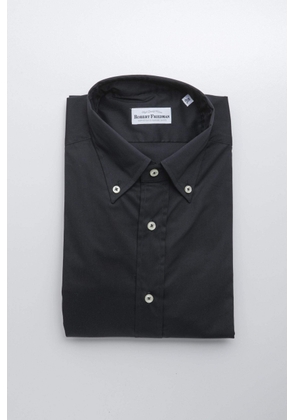 Robert Friedman Black Cotton Shirt - M