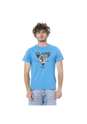 Light Blue Cotton T-Shirt - L