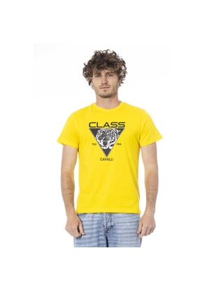 Yellow Cotton T-Shirt - M