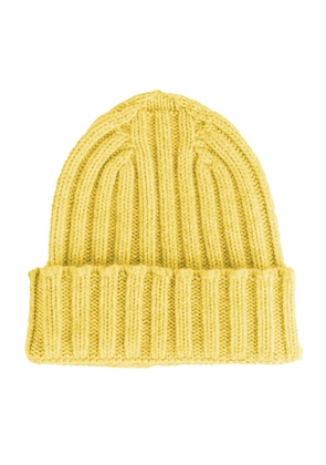 Yellow Cashmere Hats & Cap