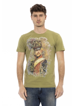 Trussardi Action Green Cotton T-Shirt - L