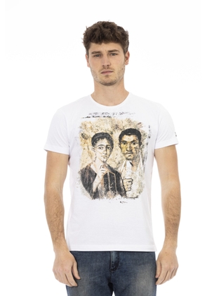 Trussardi Action White Cotton T-Shirt - S