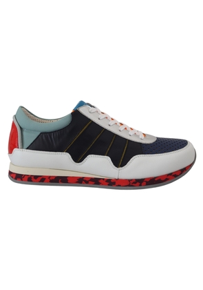 Dolce & Gabbana Multicolor Leather Sport Low Top Sneakers - EU40/US7
