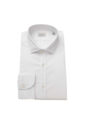 Bagutta White Cotton Shirt - XXL