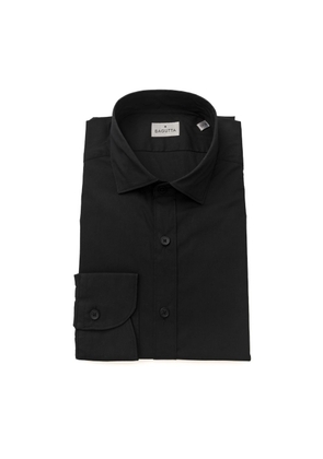 Bagutta Black Cotton Shirt - XL