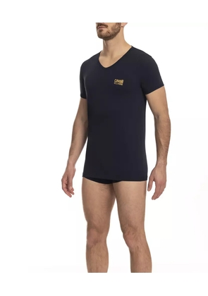 Cavalli class Blue Cotton T-Shirt - M