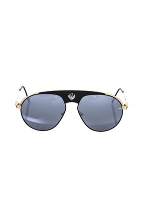 Frankie Morello Black Metallic Fibre Sunglasses