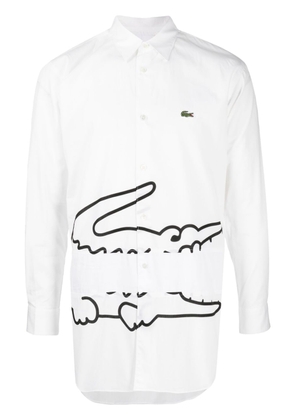 x Lacoste cotton shirt - S WHITE