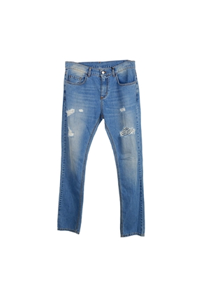 Comme Des Fuckdown Blue Cotton Jeans & Pant - 36