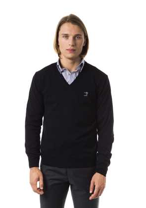 Uominitaliani v-neck emroidered Sweater - XS