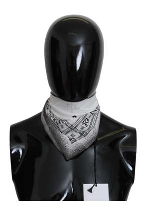 COSTUME NATIONAL C’N’C   Printed Bandana Cotton Scarf