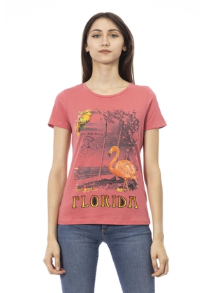 Trussardi Action Pink Cotton Tops & T-Shirt - XS