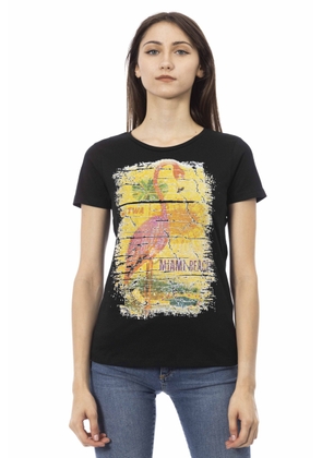 Trussardi Action Black Cotton Tops & T-Shirt - XS