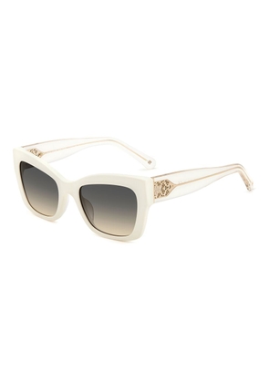 White Acetate Sunglasses