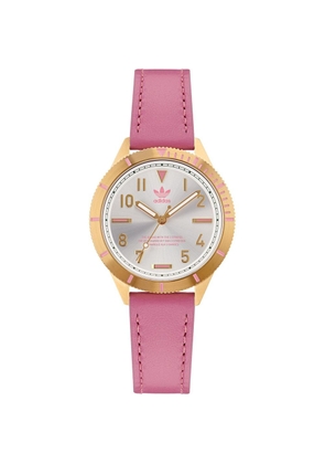 Multicolor Leather Watch