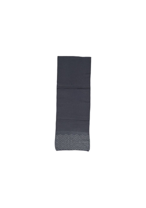 Gray Polyester Scarf - One Size