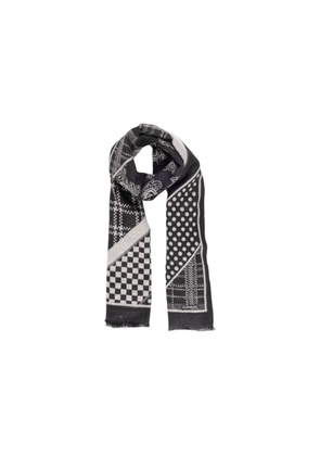 Black Viscose Scarf - One Size