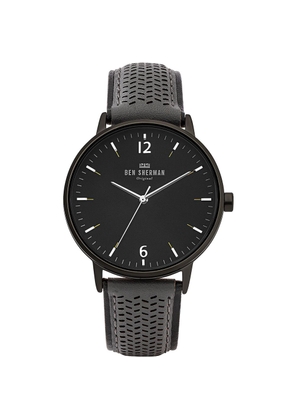 Black Leather Watch