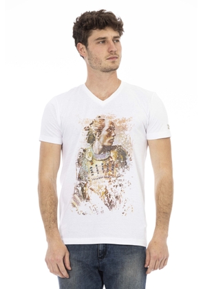 Trussardi Action White Cotton T-Shirt - S