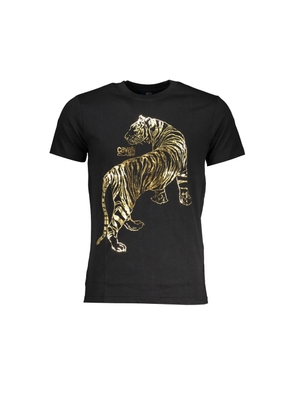 Black Cotton T-Shirt - XL