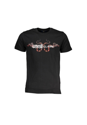 Black Cotton T-Shirt - XL