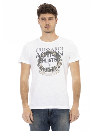 Trussardi Action White Cotton T-Shirt - XL