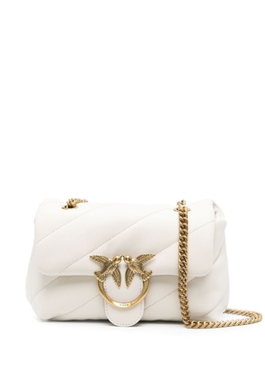 mini Love Puff leather shoulder bag - U NERO-ANTIQUE GOLD