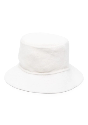 wide-brim wool bucket hat - S BEIGE