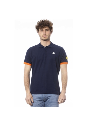 Invicta Blue Cotton Polo Shirt - S