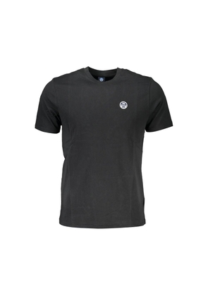 Black Cotton T-Shirt - S