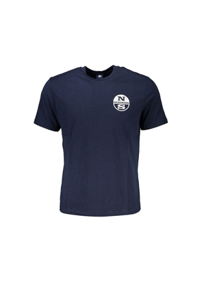 Blue Cotton T-Shirt - S