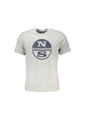 Gray Cotton T-Shirt - S