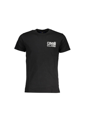 Black Cotton T-Shirt - XL