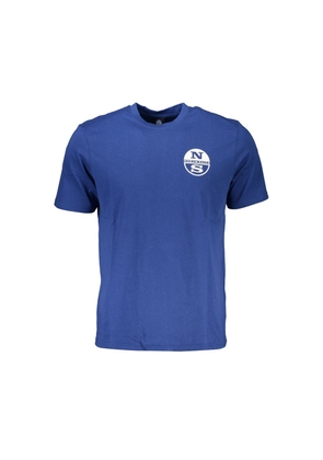 Blue Cotton T-Shirt - S