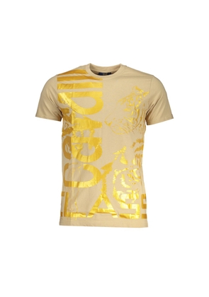 Beige Cotton T-Shirt - XL