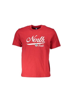 Red Cotton T-Shirt - S
