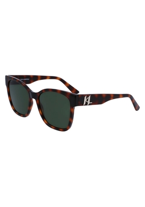 Brown Injected Sunglasses