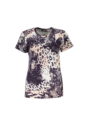 Pink Cotton Tops & T-Shirt - XS