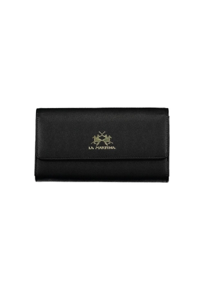 Black Polyethylene Women Wallet